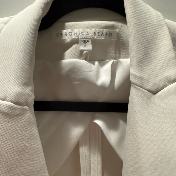 Veronica Beads white scuba blazer, size 8, good condition - Picture 2 of 2